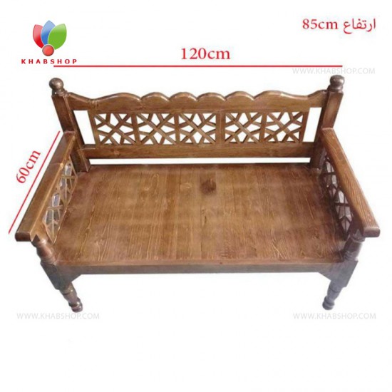 تخت سنتی چوبی 200*200 کد 251