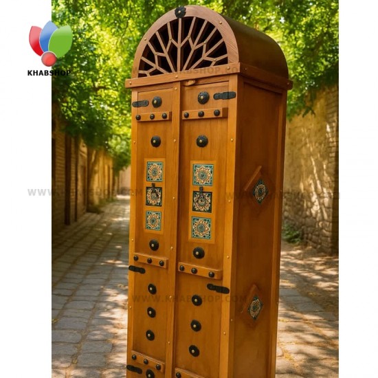 کمد دو درب چوبی مدل ویکتور کمد دو درب چوبی مدل ویکتور