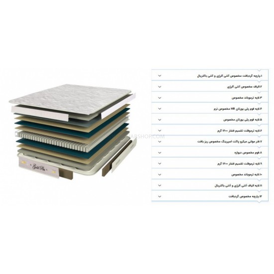 تشک برن مدل گلد پلاس Goldpluse تشک برن مدل گلد پلاس Goldpluse