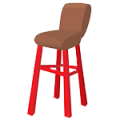 صندلی بار  (چوبی)