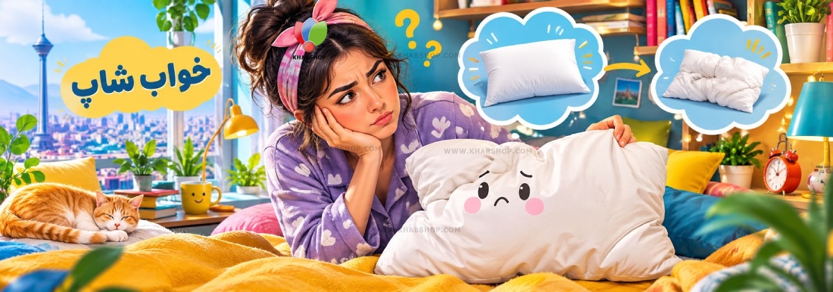 چرا بالش بعد از مدتی گوله میشود؟